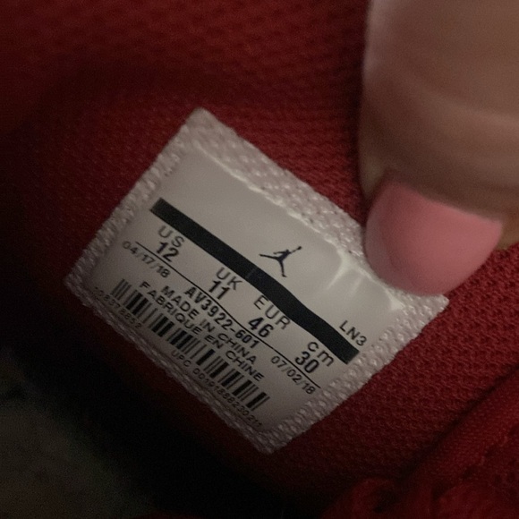 Nike Air Jordan Legacy 312 Toro High Top Sneakers ❤️ Vintage SZ 12 - Picture 7 of 7